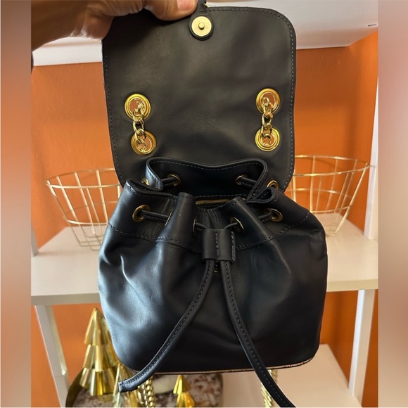 Valentina Blue 🔵 Backpack with Gold Accents💙 - Picture 3 of 10